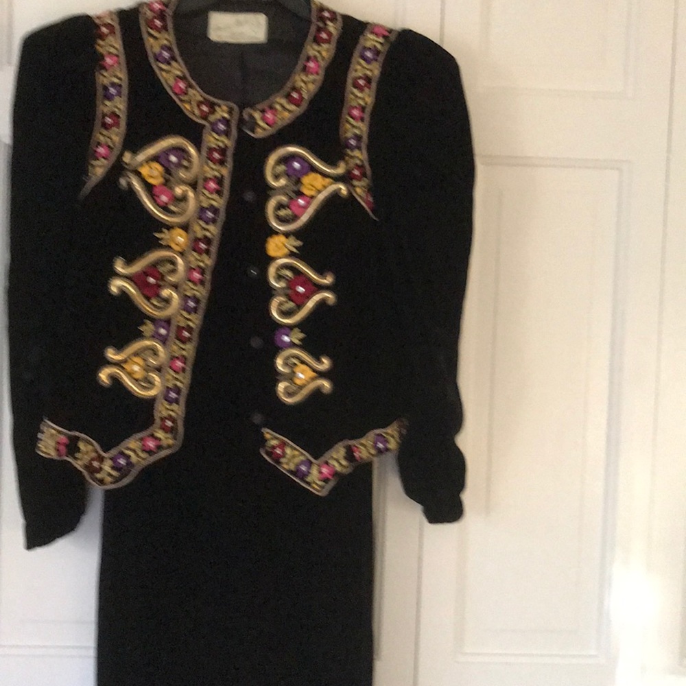A dress with the jacket